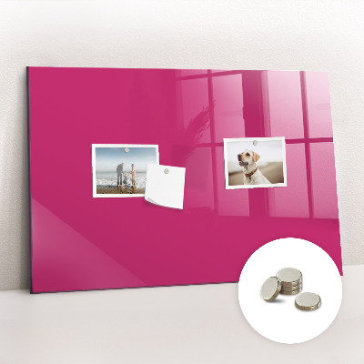 Magnetisch wandbord Sterke roze kleur