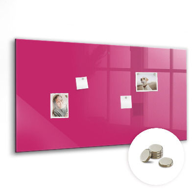 Magnetisch wandbord Sterke roze kleur