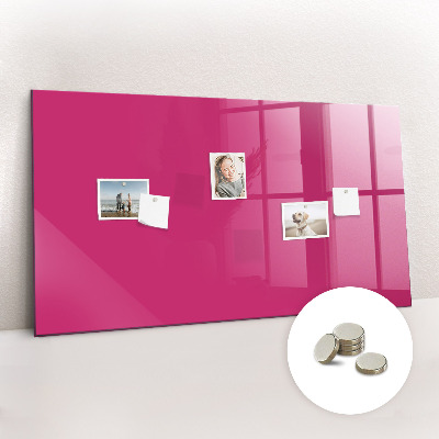 Magnetisch wandbord Sterke roze kleur