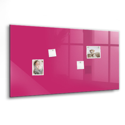 Magnetisch wandbord Sterke roze kleur