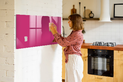 Magnetisch wandbord Sterke roze kleur