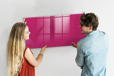 Magnetisch wandbord Sterke roze kleur
