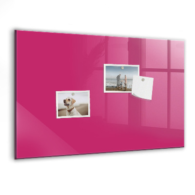 Magnetisch wandbord Sterke roze kleur