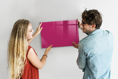 Magnetisch wandbord Sterke roze kleur