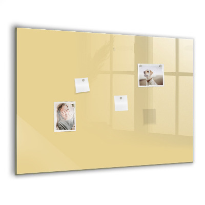 Memobord keuken Crèmekleur