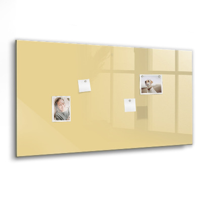 Memobord keuken Crèmekleur