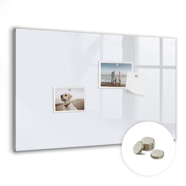 Magnetisch wandbord Kleur: donkerwit