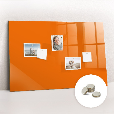 Magnet board Oranje kleur