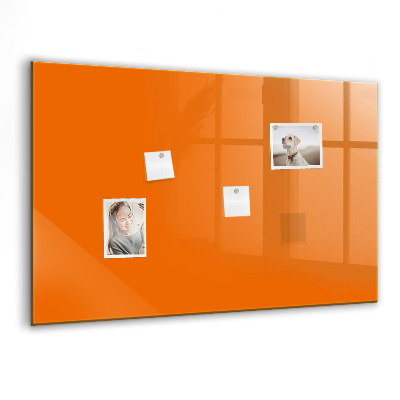 Magnet board Oranje kleur