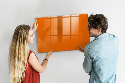Magnet board Oranje kleur