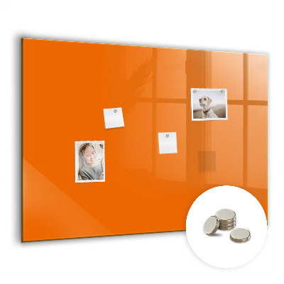 Magnet board Oranje kleur