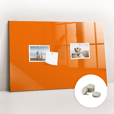 Magnet board Oranje kleur