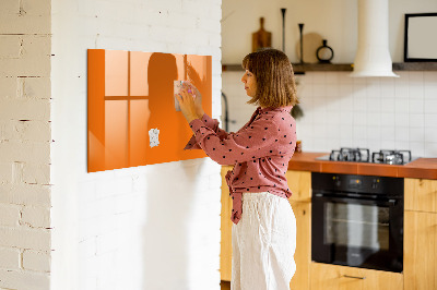 Magnet board Oranje kleur