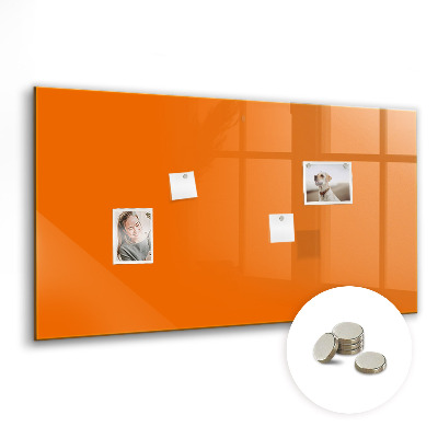 Magnet board Oranje kleur