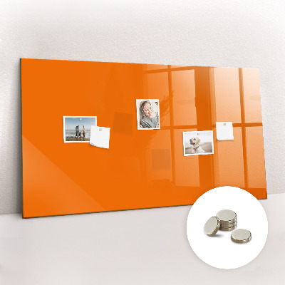 Magnet board Oranje kleur