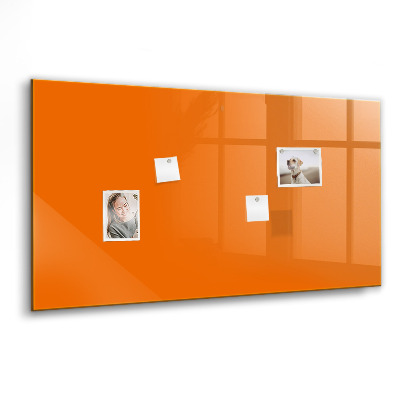 Magnet board Oranje kleur