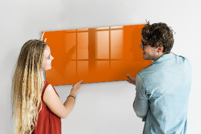 Magnet board Oranje kleur