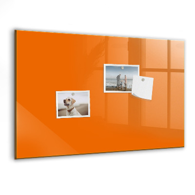 Magnet board Oranje kleur