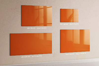 Magnet board Oranje kleur