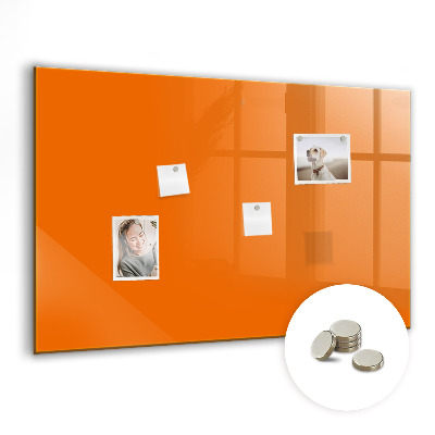Magnet board Oranje kleur
