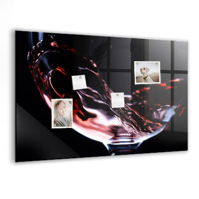 Memobord keuken Glas wijn