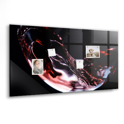 Memobord keuken Glas wijn