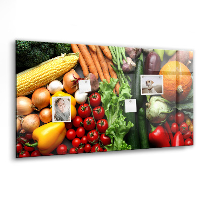 Magnetisch wandbord Verse groenten