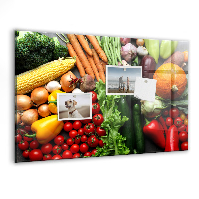 Magnetisch wandbord Verse groenten