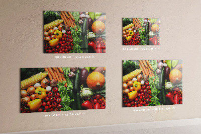 Magnetisch wandbord Verse groenten