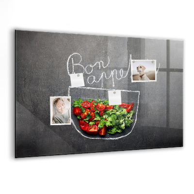 Magnet board Opschrift 'Smakelijk eten'