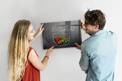 Magnet board Opschrift 'Smakelijk eten'