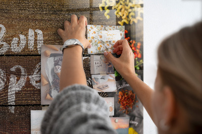 Magnetisch wandbord Het opschrift eet smakelijk