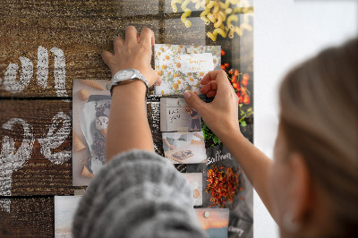 Magnetisch wandbord Het opschrift eet smakelijk