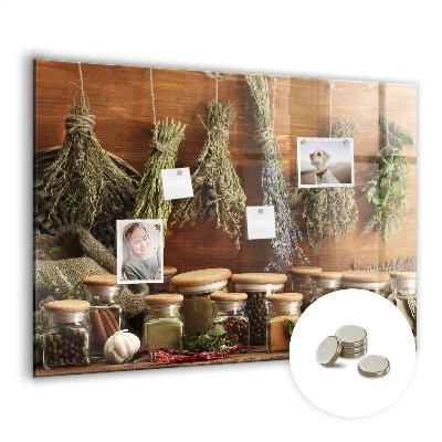 Memobord keuken Specerijen