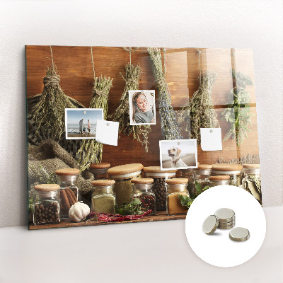 Memobord keuken Specerijen