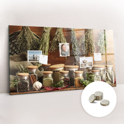 Memobord keuken Specerijen
