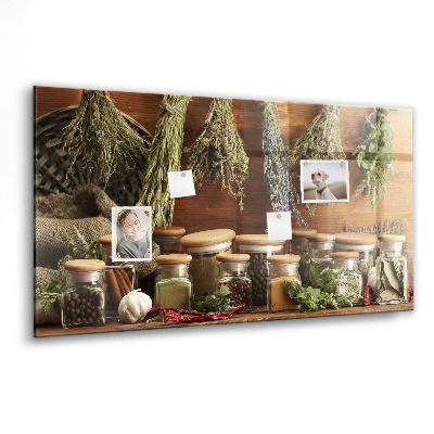 Memobord keuken Specerijen
