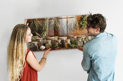 Memobord keuken Specerijen