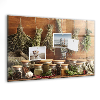Memobord keuken Specerijen