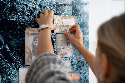 Memobord keuken Bevroren muur