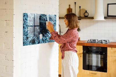 Memobord keuken Bevroren muur