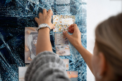 Memobord keuken Bevroren muur