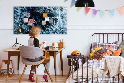 Memobord keuken Bevroren muur
