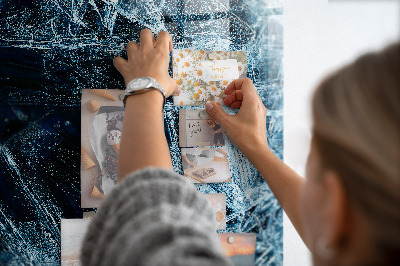 Memobord keuken Bevroren muur