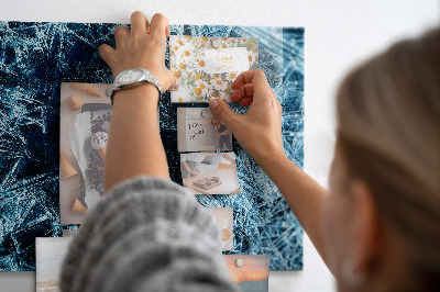 Memobord keuken Bevroren muur