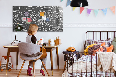 Memobord keuken Geschilderde pizza