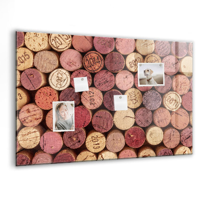 Magnetisch wandbord Wijnkurken