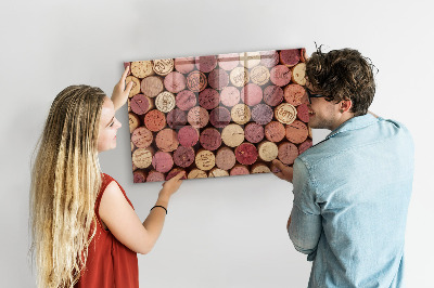 Magnetisch wandbord Wijnkurken