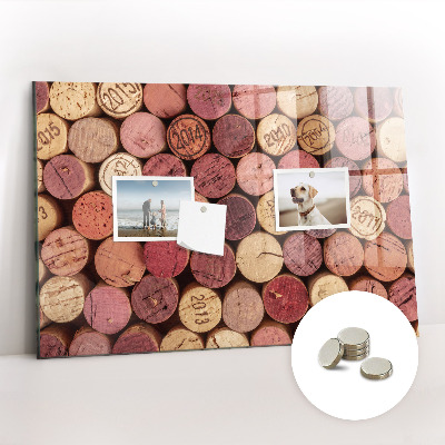 Magnetisch wandbord Wijnkurken