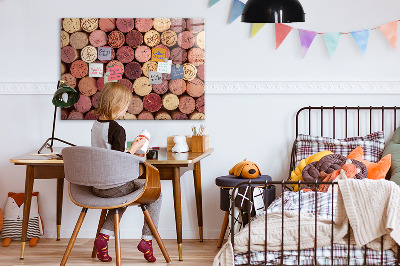 Magnetisch wandbord Wijnkurken